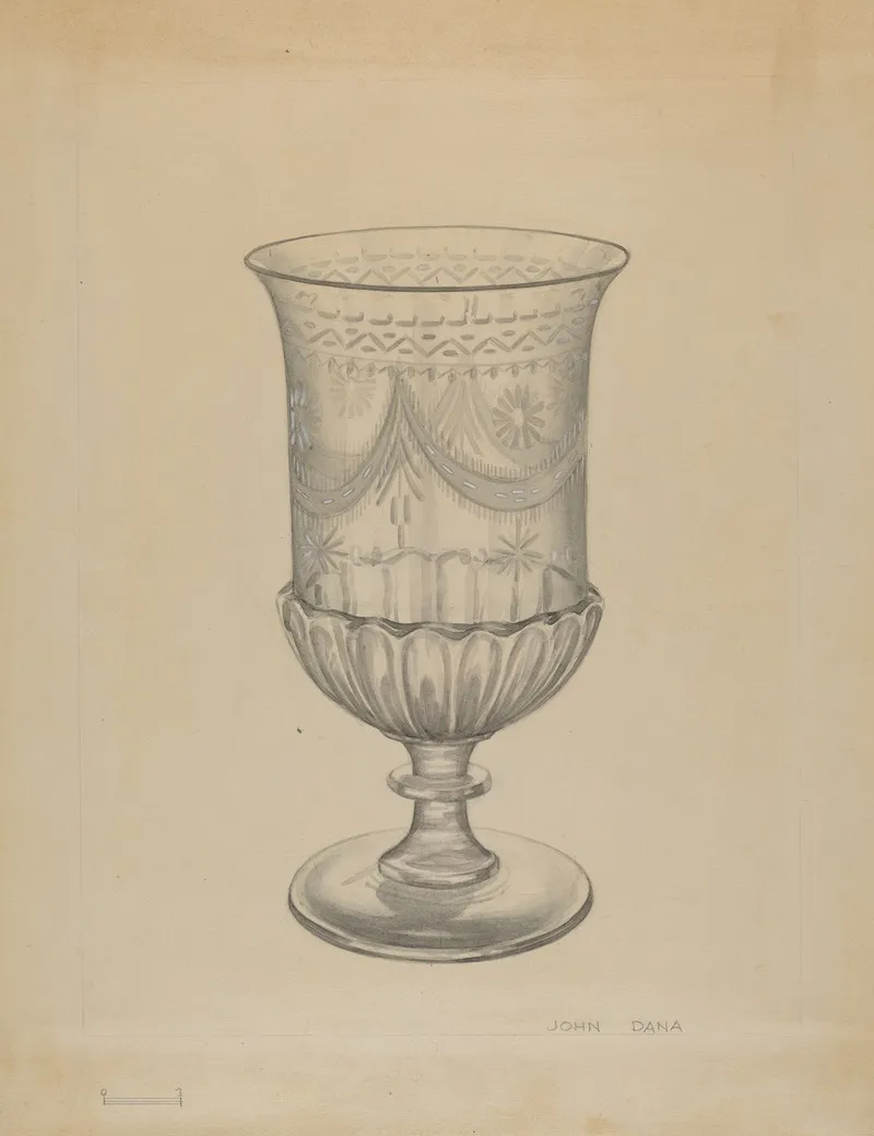 Vase 47 by John Dana - Canvas Print