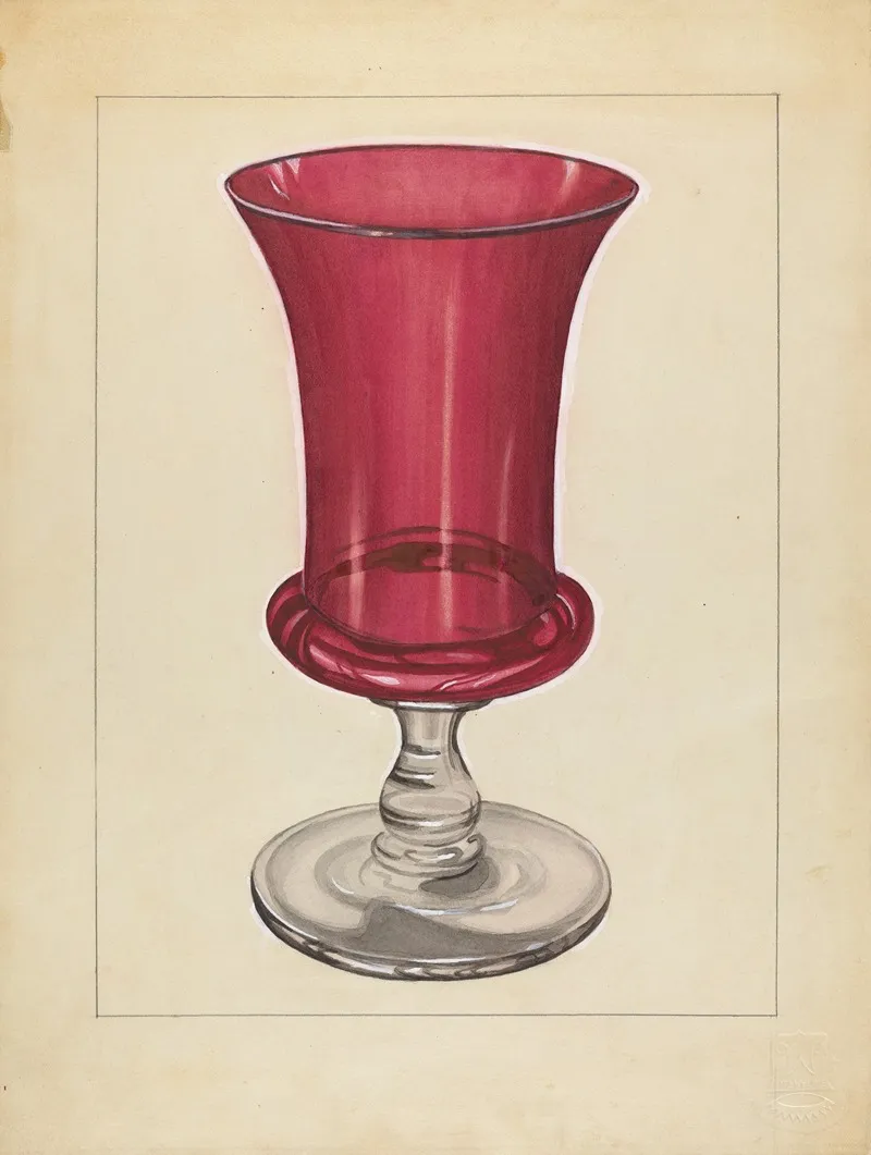 Vase 53 by John Fisk - Canvas Print