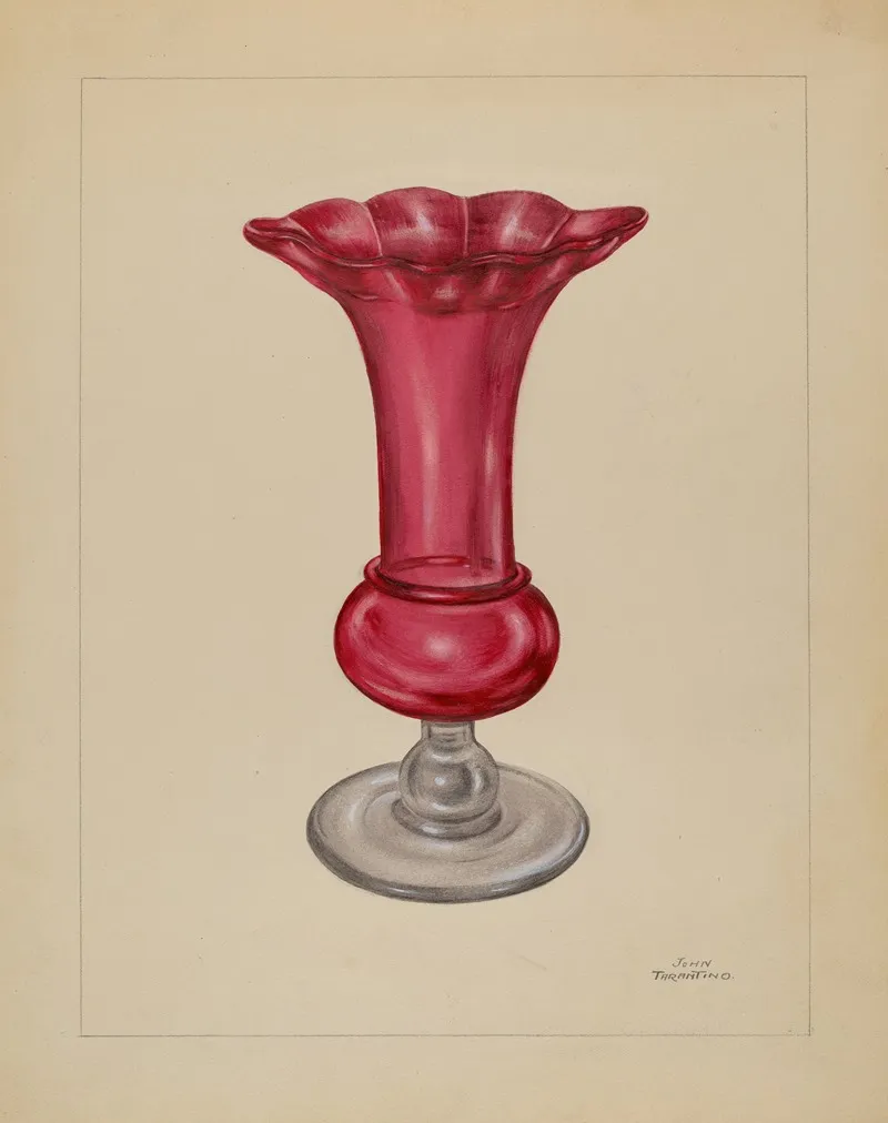 Vase 57 by John Tarantino - Canvas Print