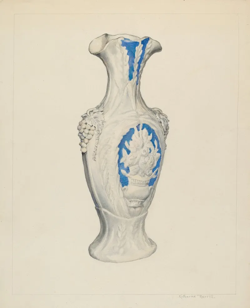 Vase 65 by Katharine Merrill - Canvas Print