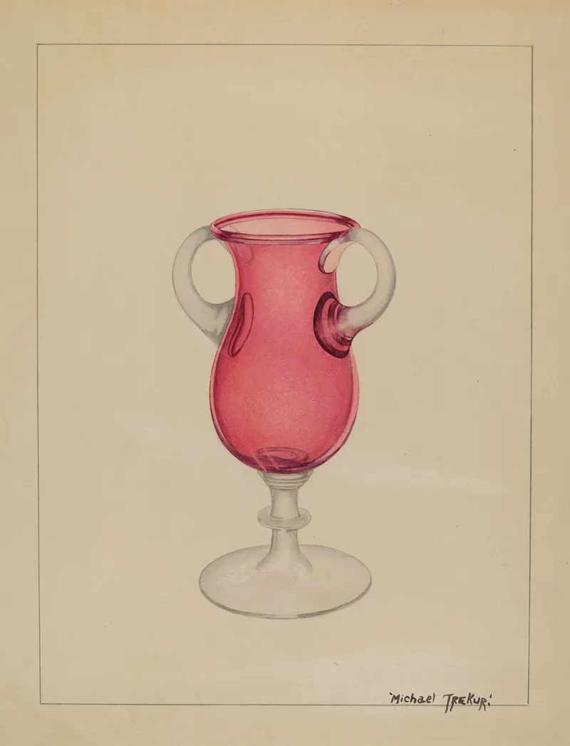 Vase 71 by Michael Trekur - Canvas Print