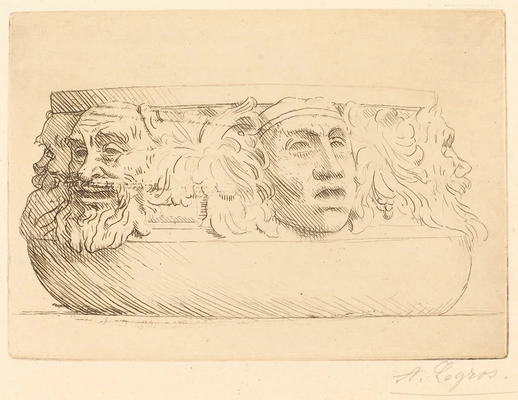 Vase With Grotesques Le Vase Aux Masques