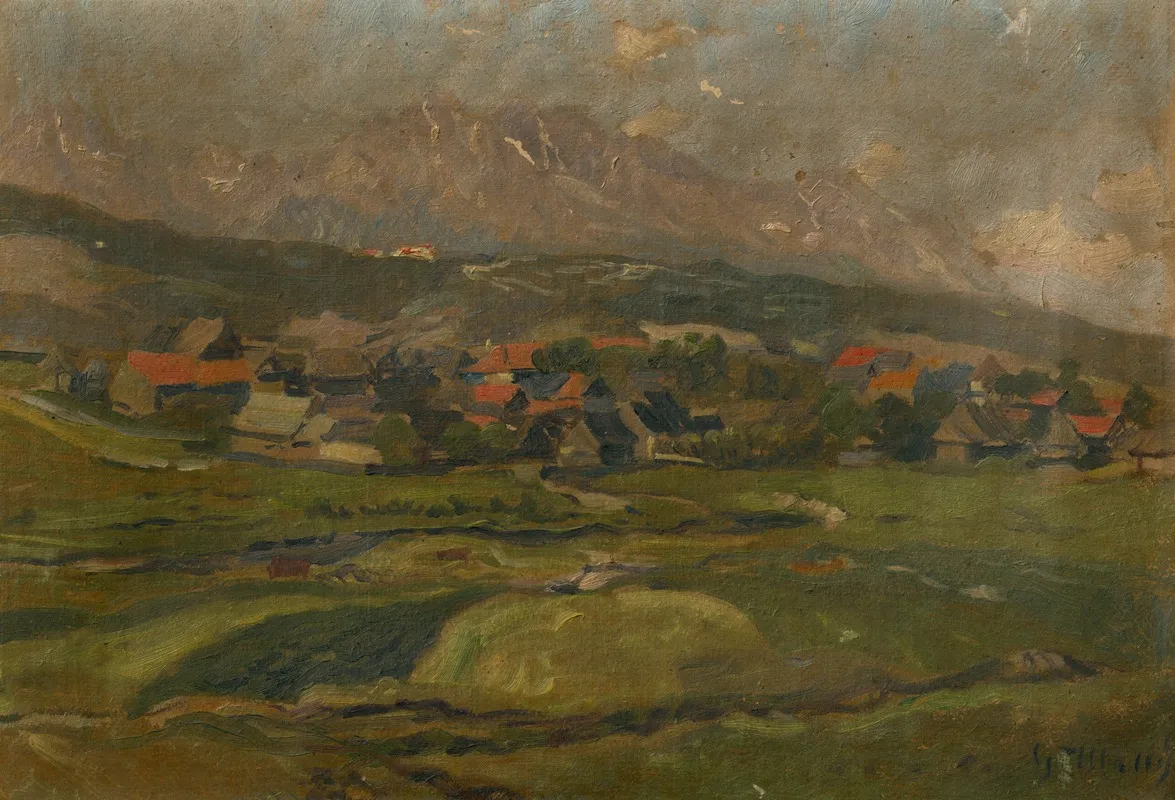 Vazec by Gustáv Mallý - Canvas Print