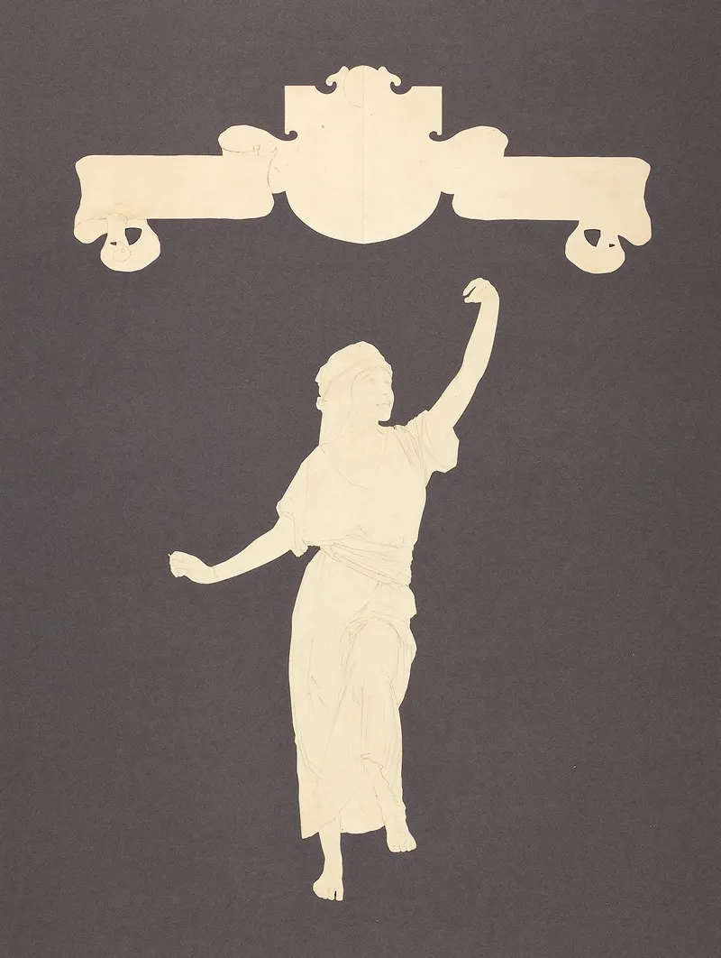Venetian Lamplighter Preliminary Drawings For Edison Mazda Calendar