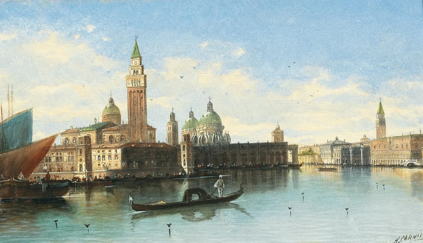 Venetian Scene Ii by Karl Kaufmann - Canvas Print