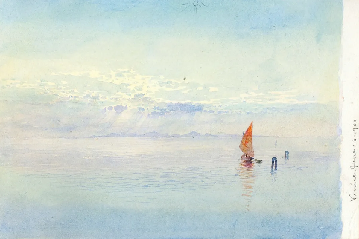 Venice 13 by George Elbert Burr - Canvas Print