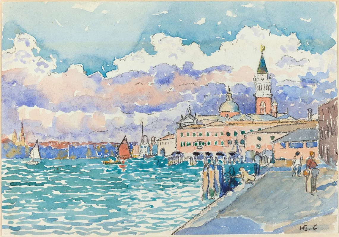 Venice 2 by Henri-Edmond Cross - Canvas Print