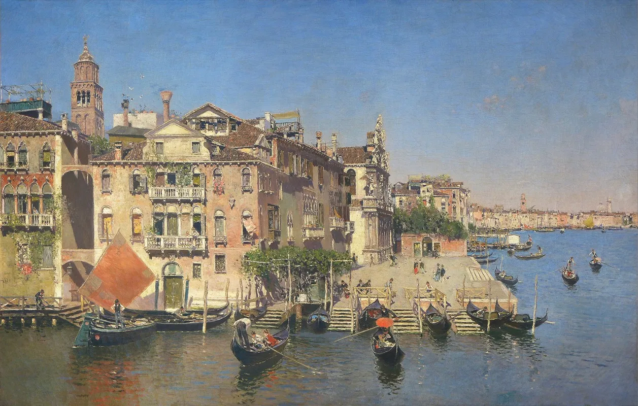 Venice 32 by Martin Rico y Ortega - Canvas Print