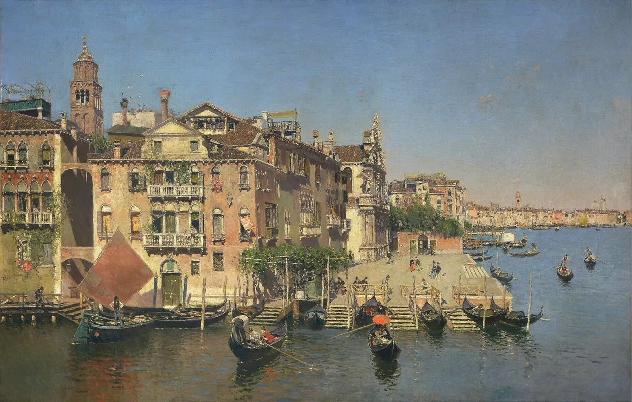 Venice 42 by Martin Rico y Ortega - Canvas Print