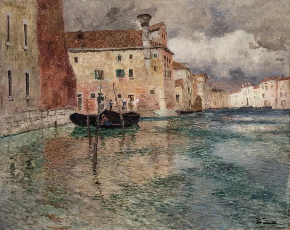 Venice 47 by Frits Thaulow - Canvas Print