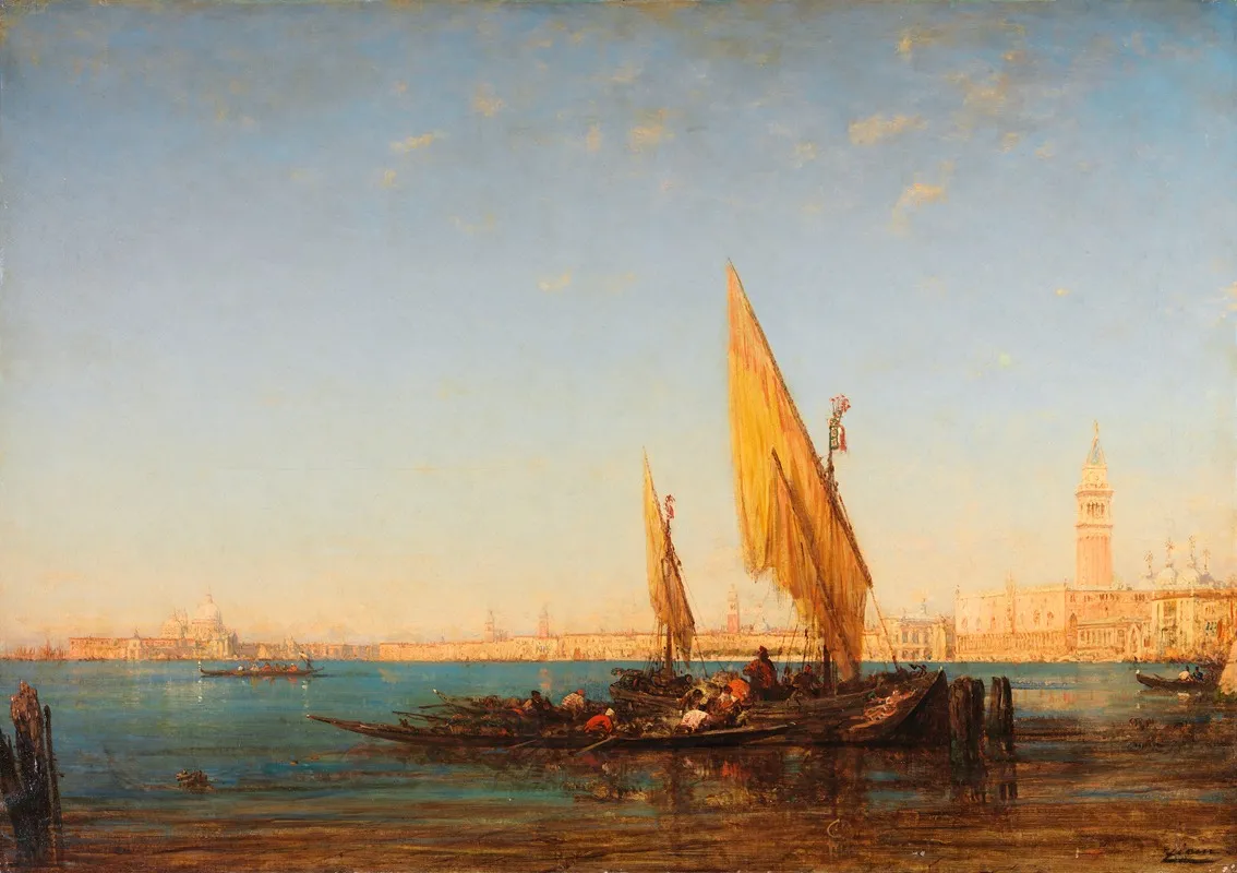 Venice A Scene With Boats