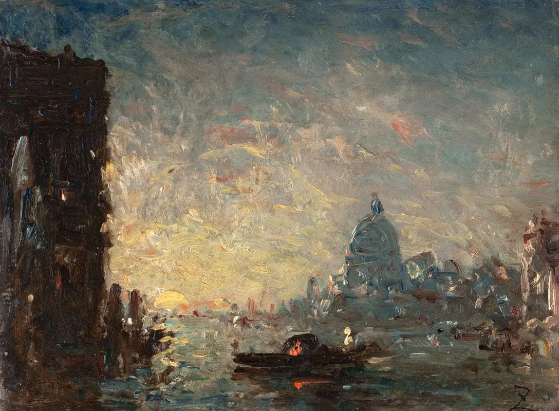 Venise Au Coucher Du Soleil
