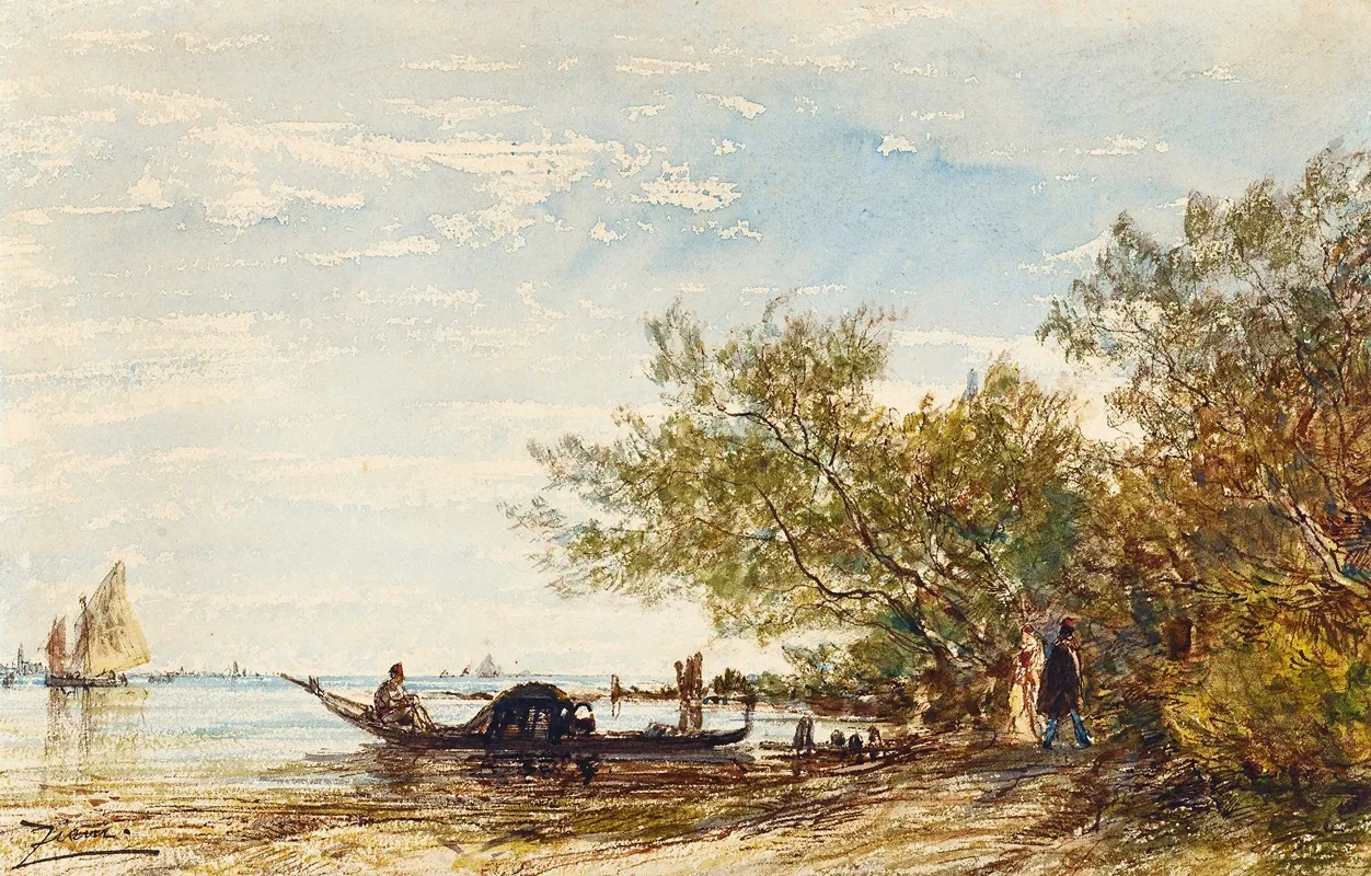 Venise Mazzorbo by Félix Ziem - Canvas Print