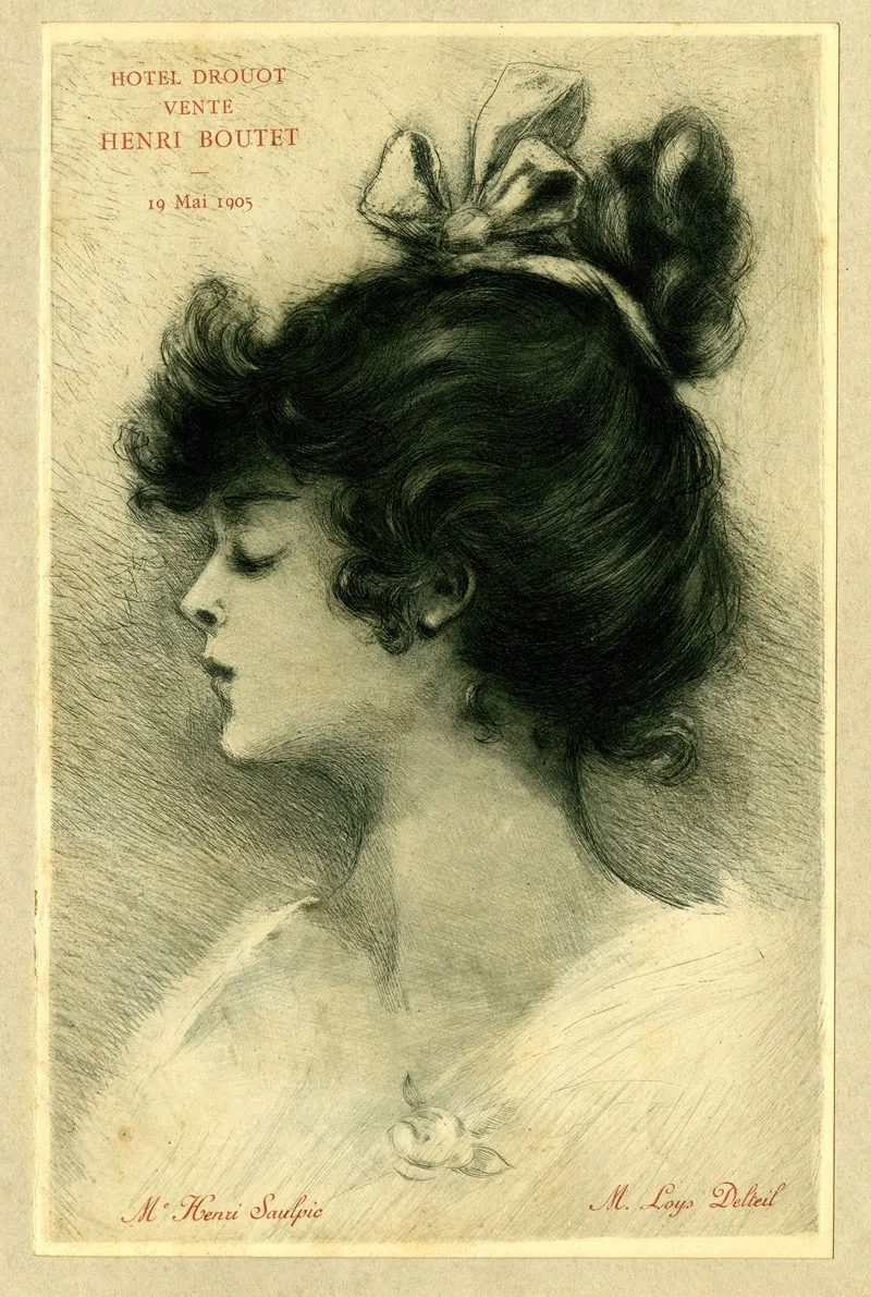 Vente Henri Boutet by Henri Boutet - Canvas Print