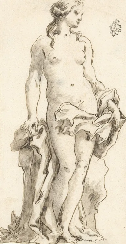 Venus 14 by Giovanni Domenico Tiepolo - Canvas Print