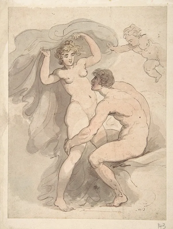 Venus Anchises And Cupid
