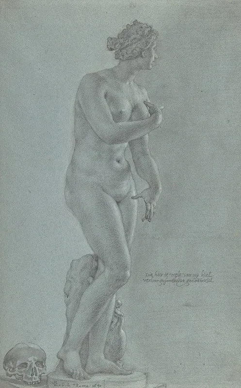 Venus De Medici View From The Front by Peter van Lint - Canvas Print