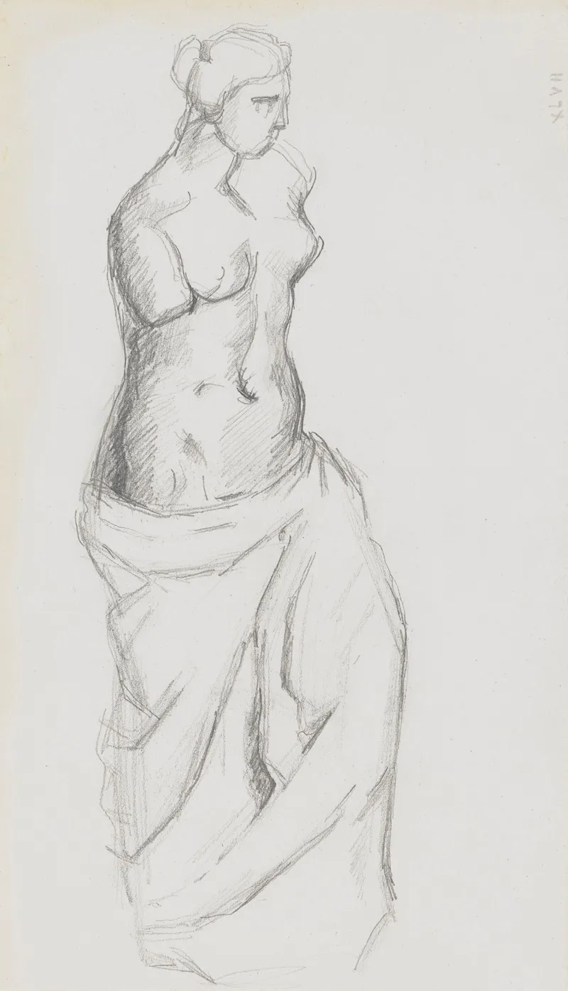 Venus De Milo 2 by Paul Cézanne - Canvas Print