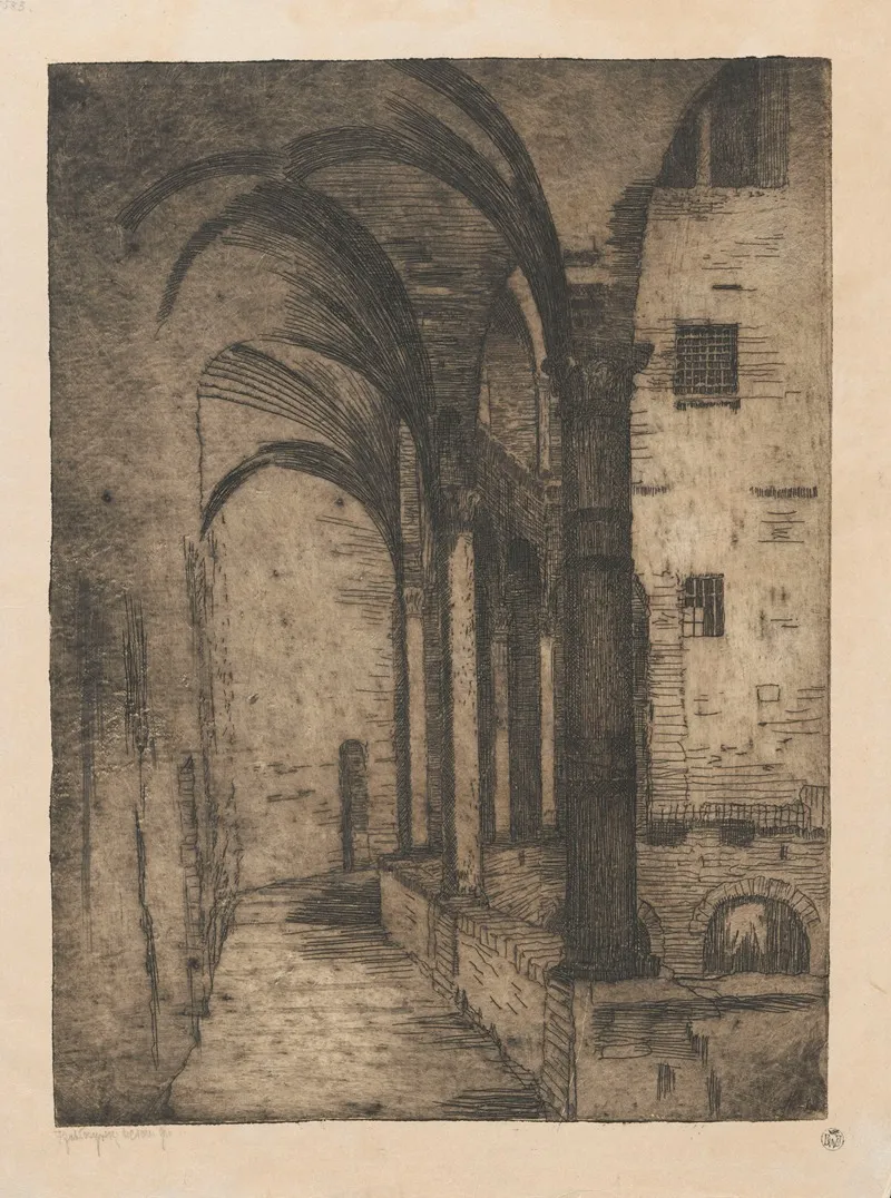 Verona 8 by Feliks Jabłczyński - Canvas Print