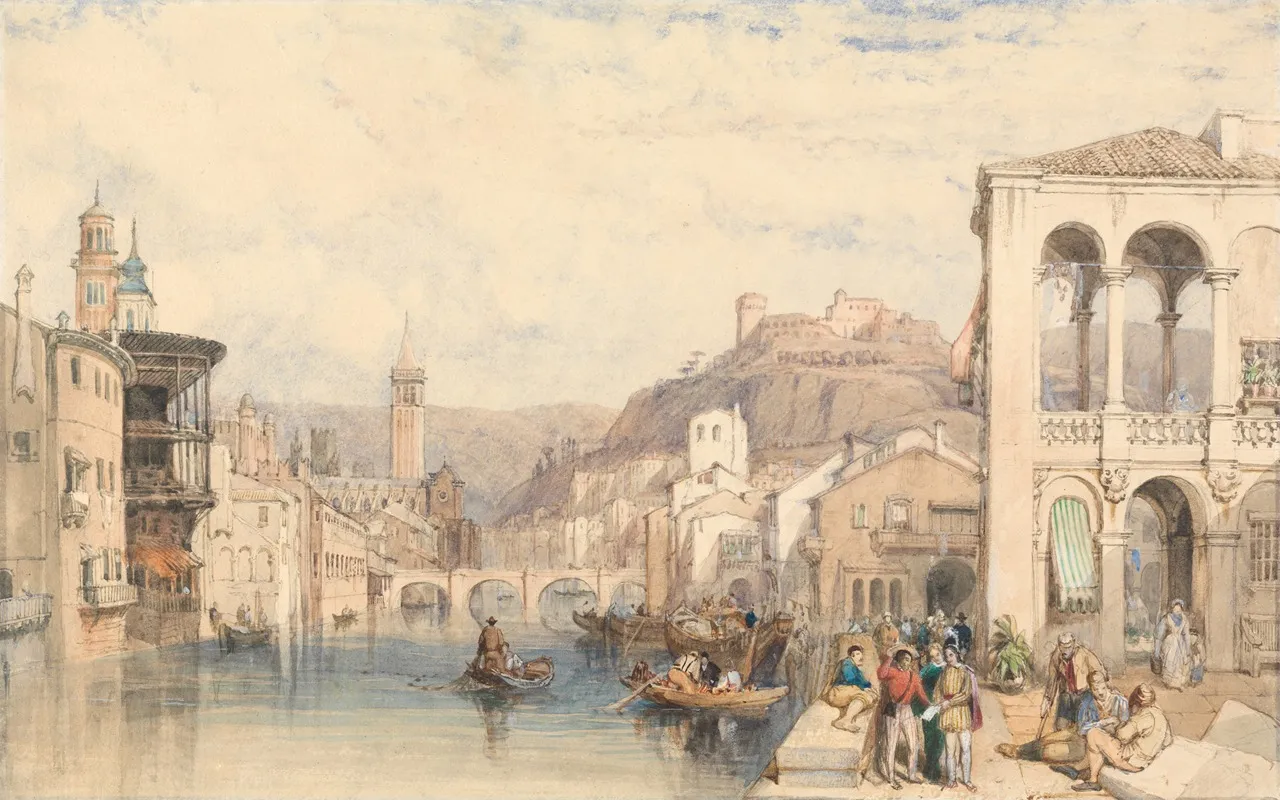 Verona by Clarkson Stanfield - Canvas Print