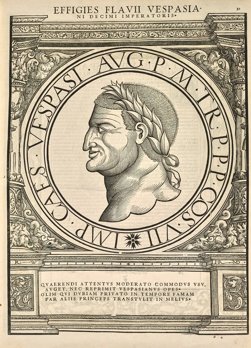 Vespasian by Jacopo Strada - Canvas Print