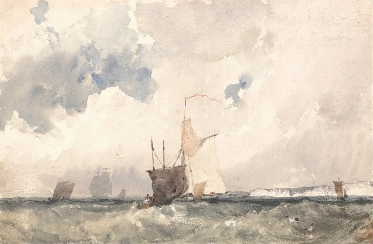 Vessels In A Choppy Sea