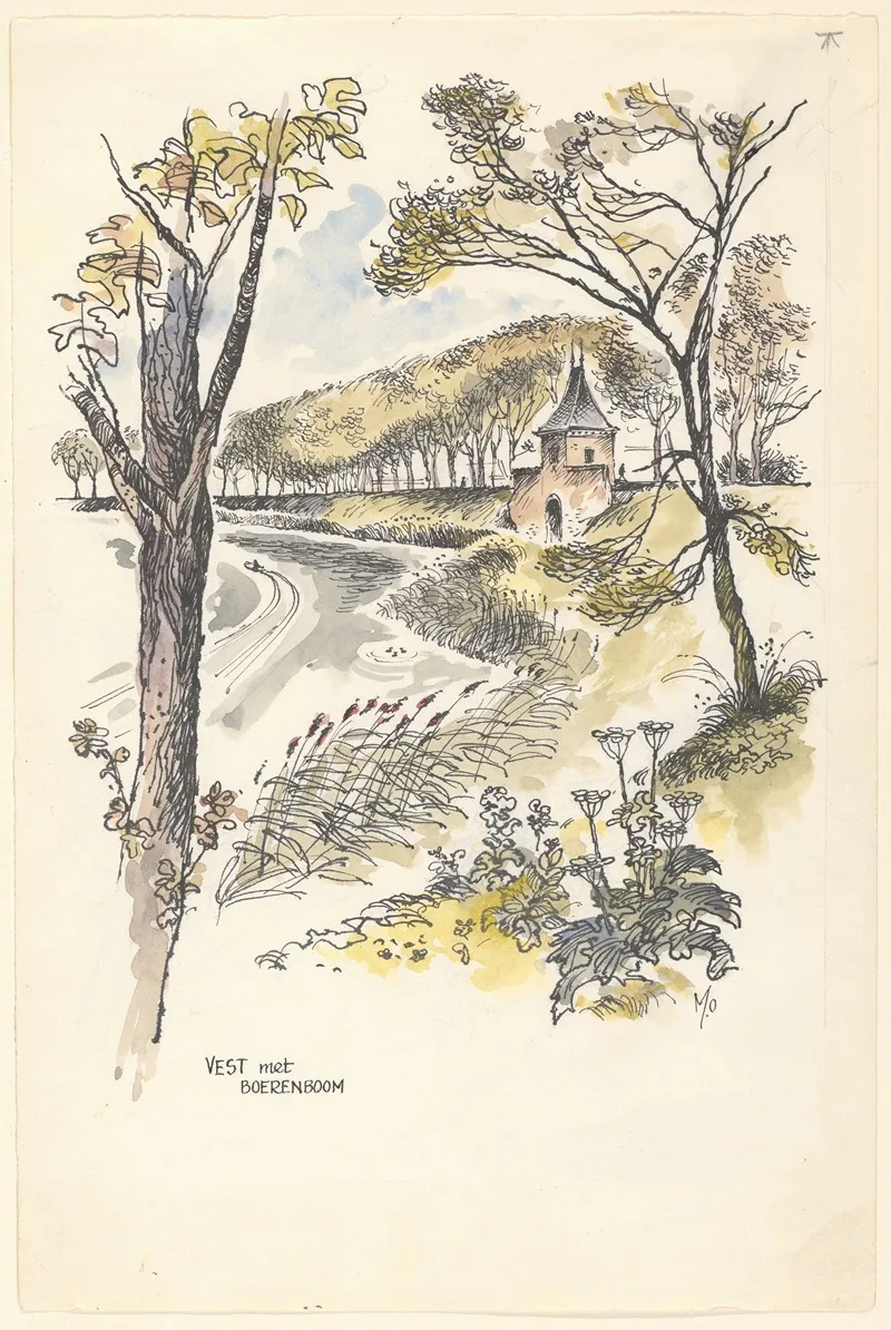 Vest Met Boerenboom Te Enkhuizen