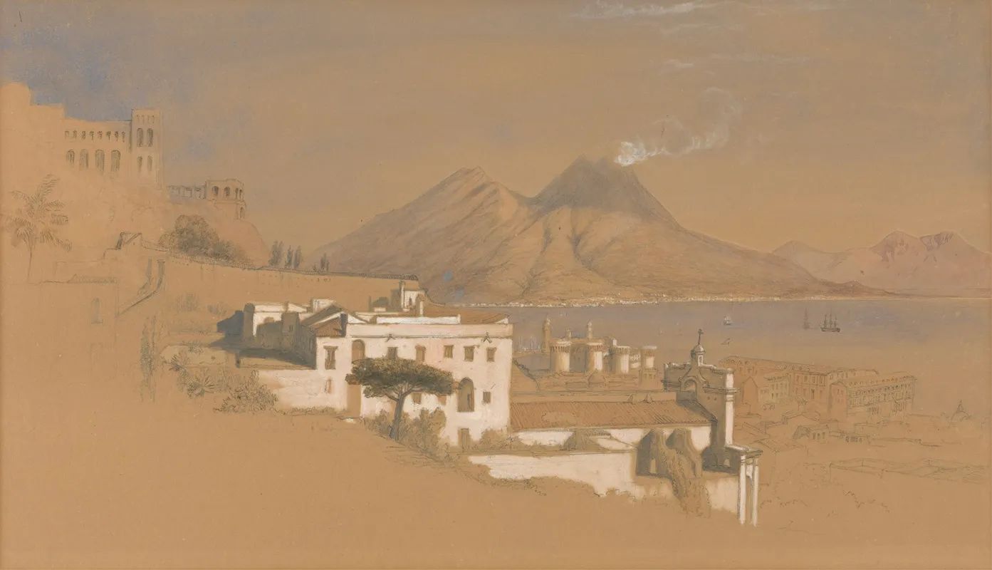 Vesuvius In Eruption 6 by Clarkson Stanfield - Canvas Print
