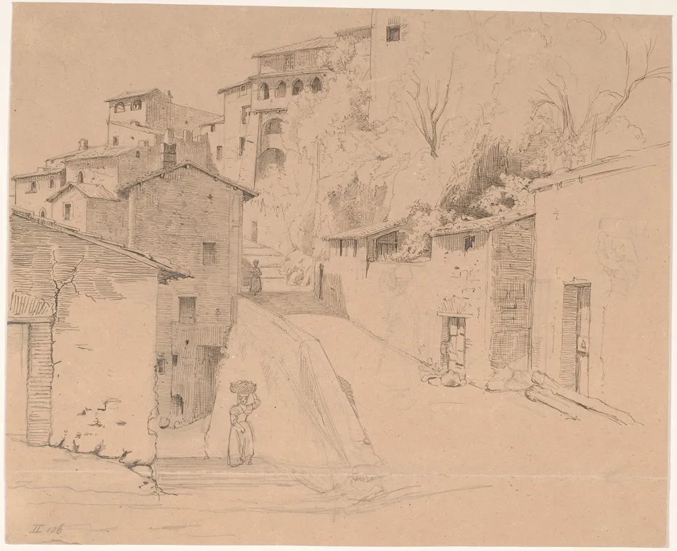 Via Piave Med La Porta Su I Olevano Romano