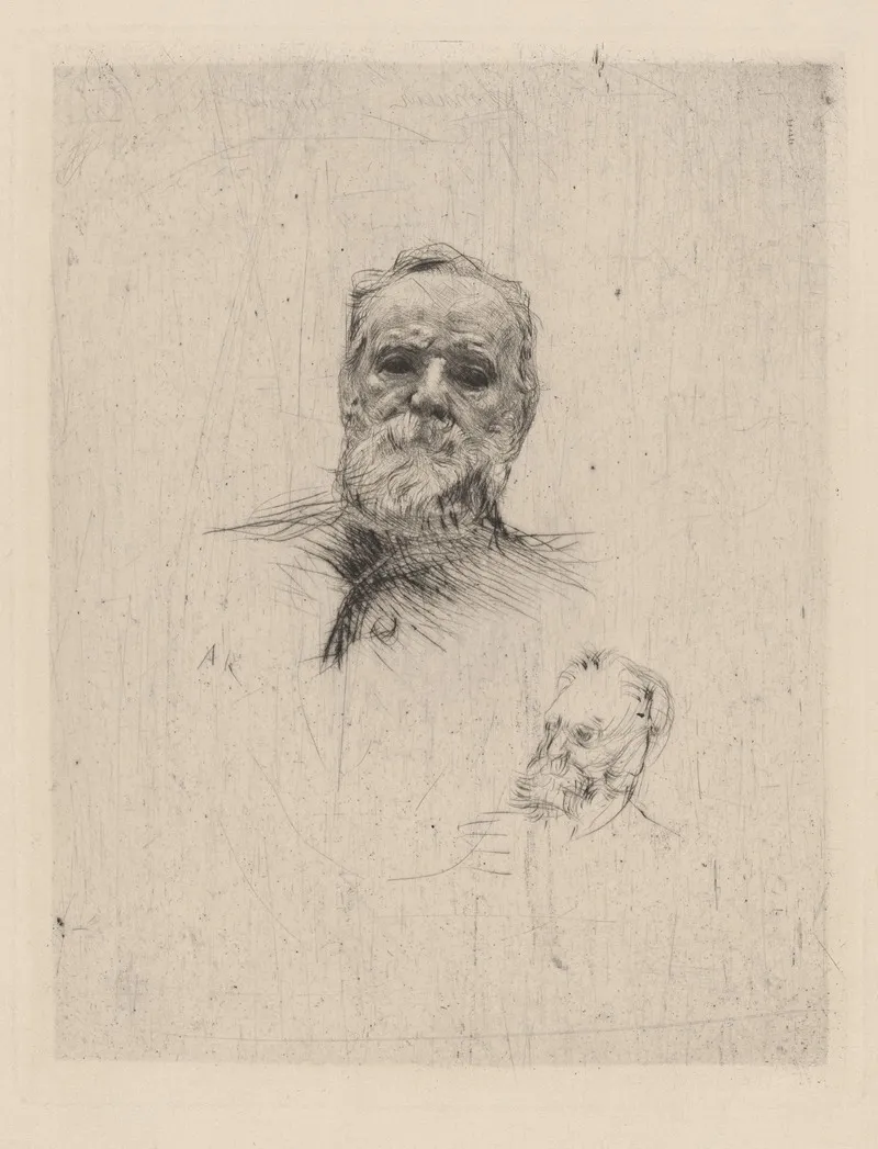 Victor Hugo 16 by Auguste Rodin - Canvas Print