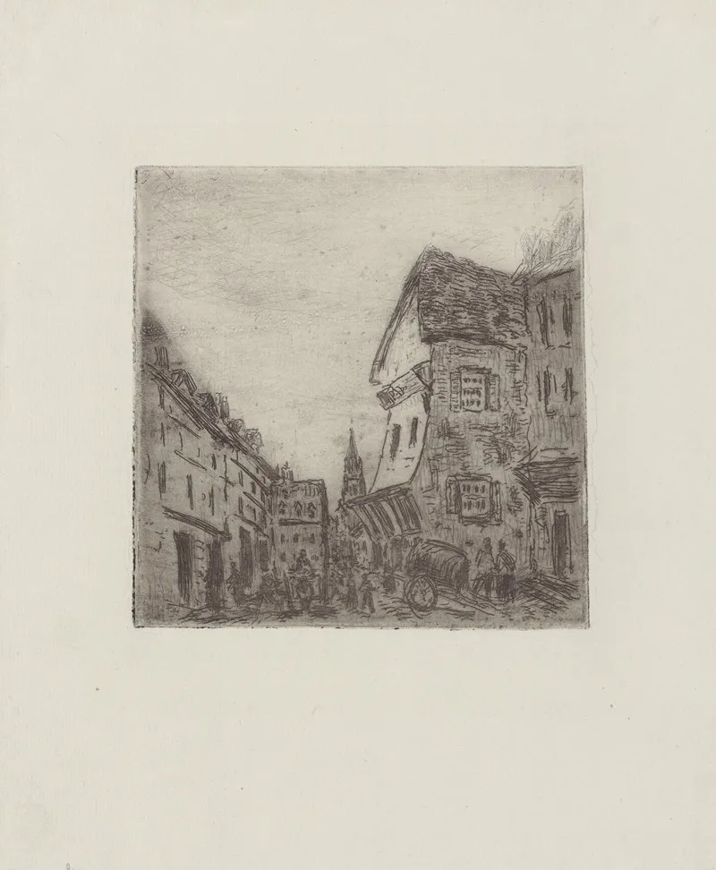 Vieille Rue A Rouen Rue Malpalue