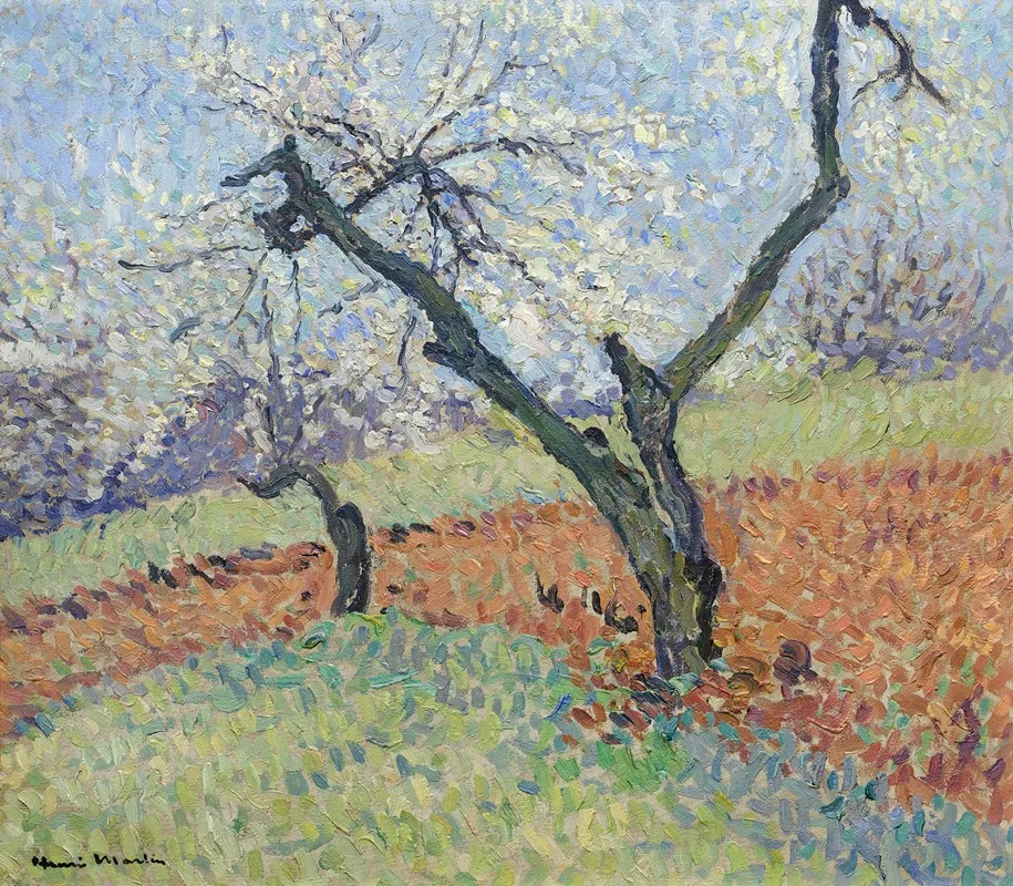 Vieux Pruniers by Henri Martin - Canvas Print