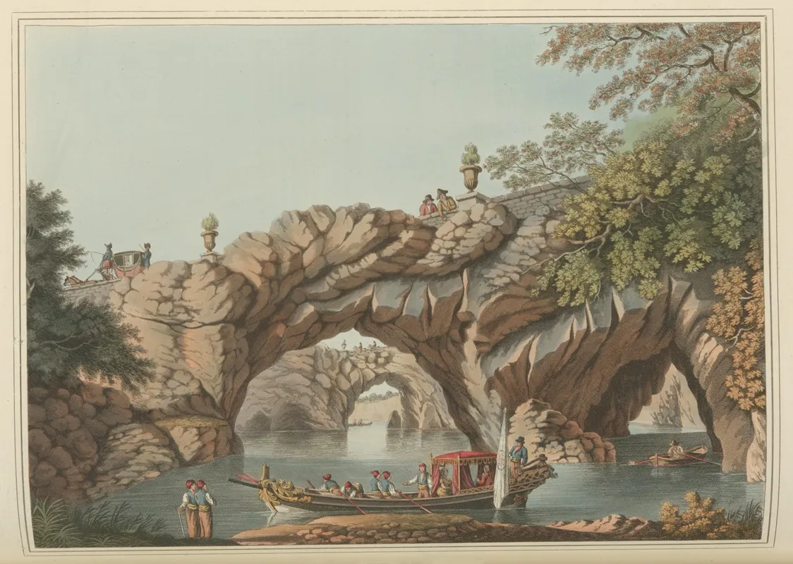 View At Villa Scabrosa by Luigi Mayer - Canvas Print