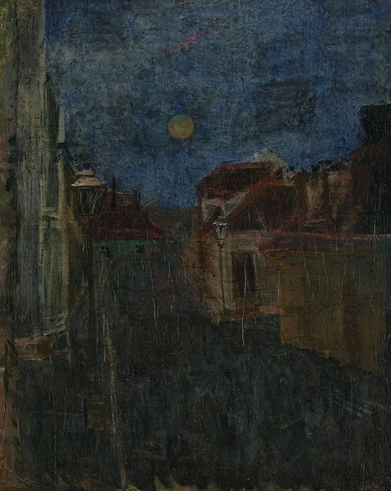 View From Karl Xiis Street by Harald Sohlberg - Canvas Print