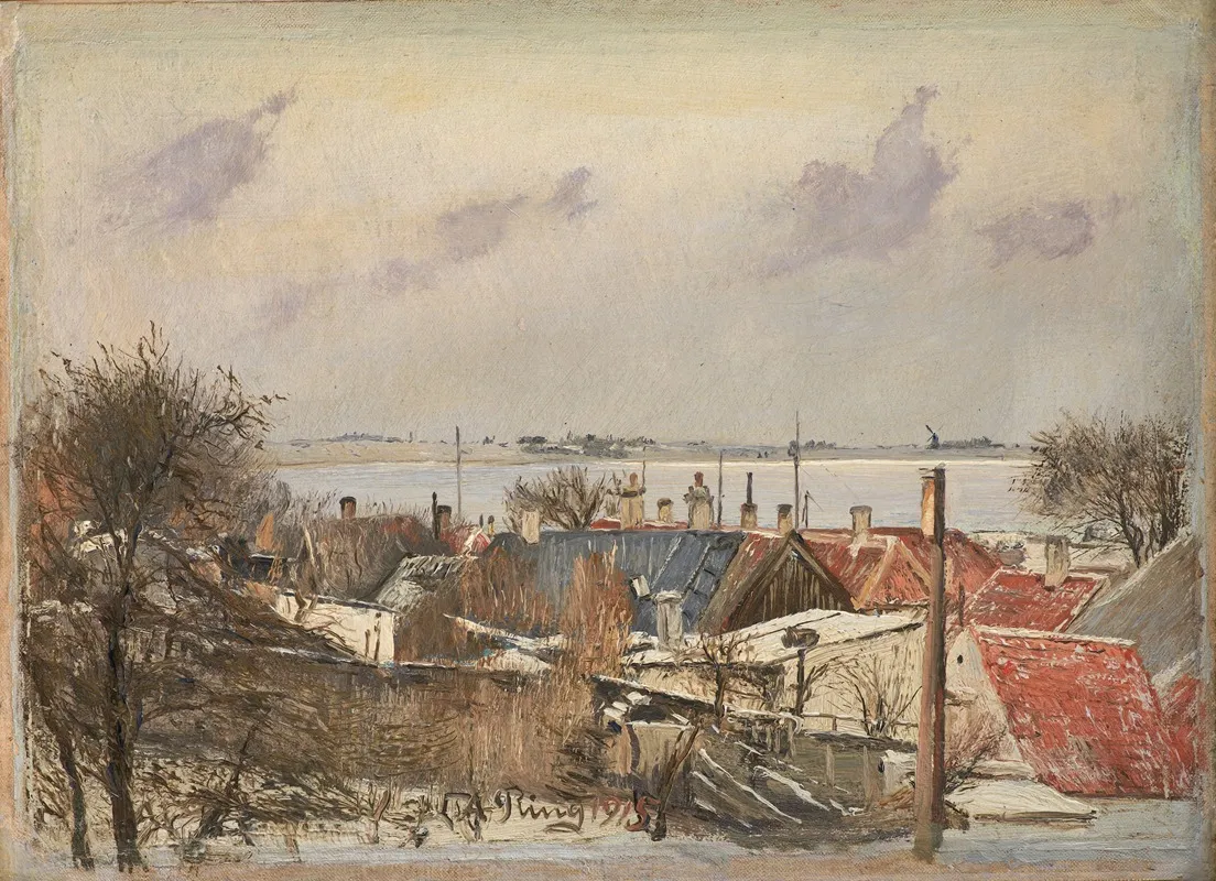 View From Roskilde Towards The Fiord