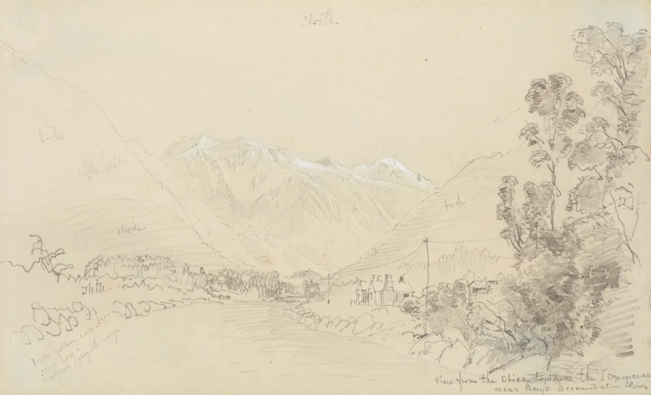View From The Otira Towards Teremakau