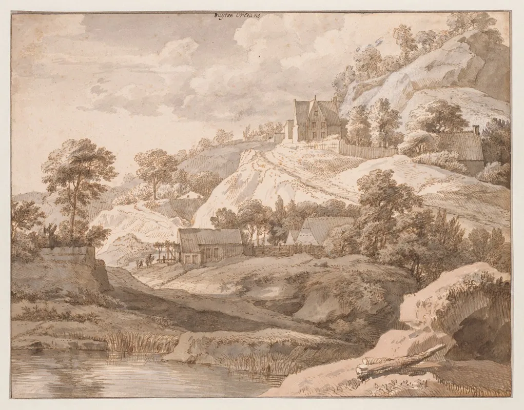 View Near Orleans by Isaac de Moucheron - Canvas Print