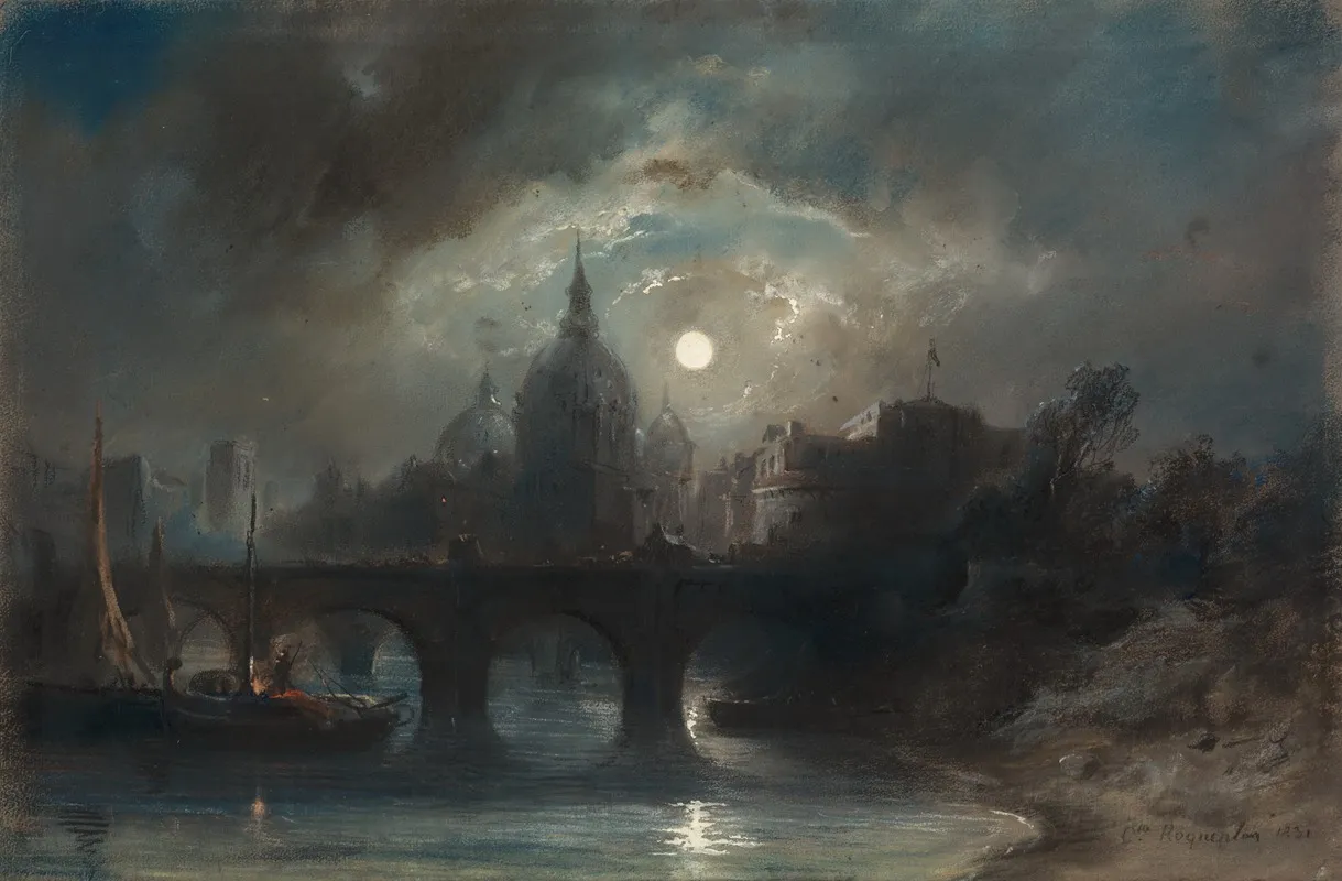 View Of A City At Night