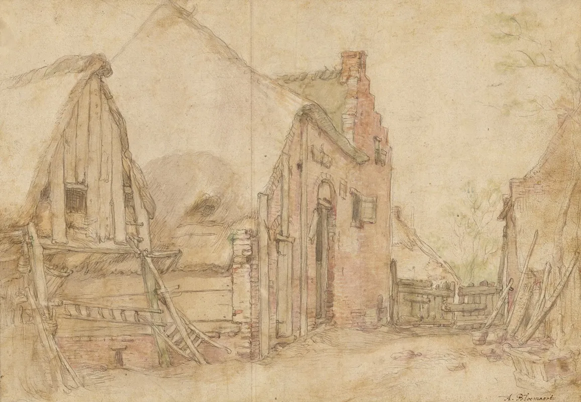View Of A Farm Courtyard