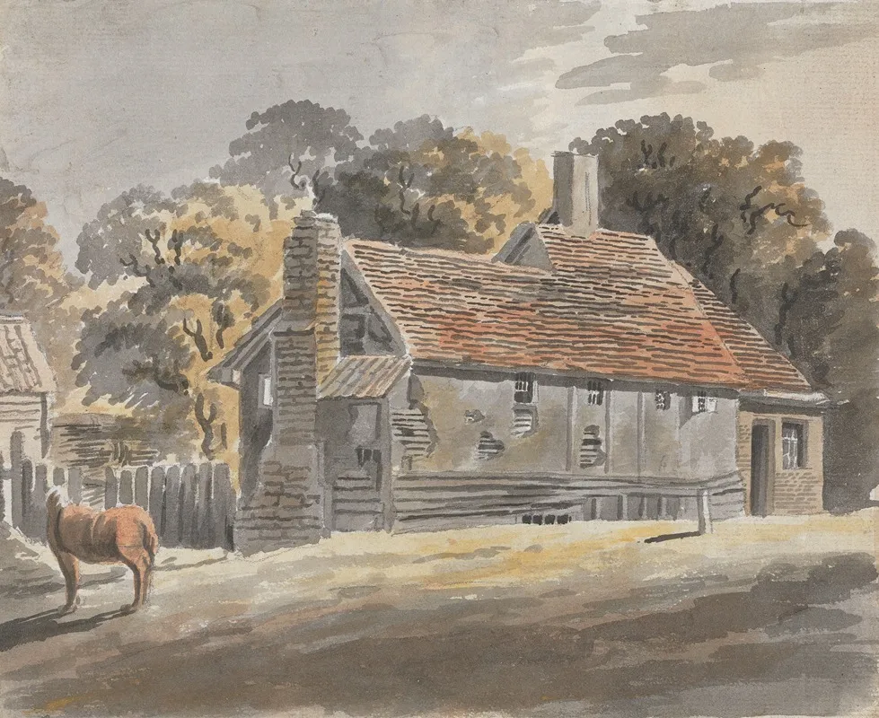 View Of A House 3 by James Miller - Canvas Print