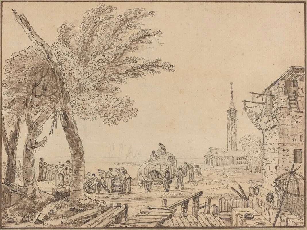 View Of A Port