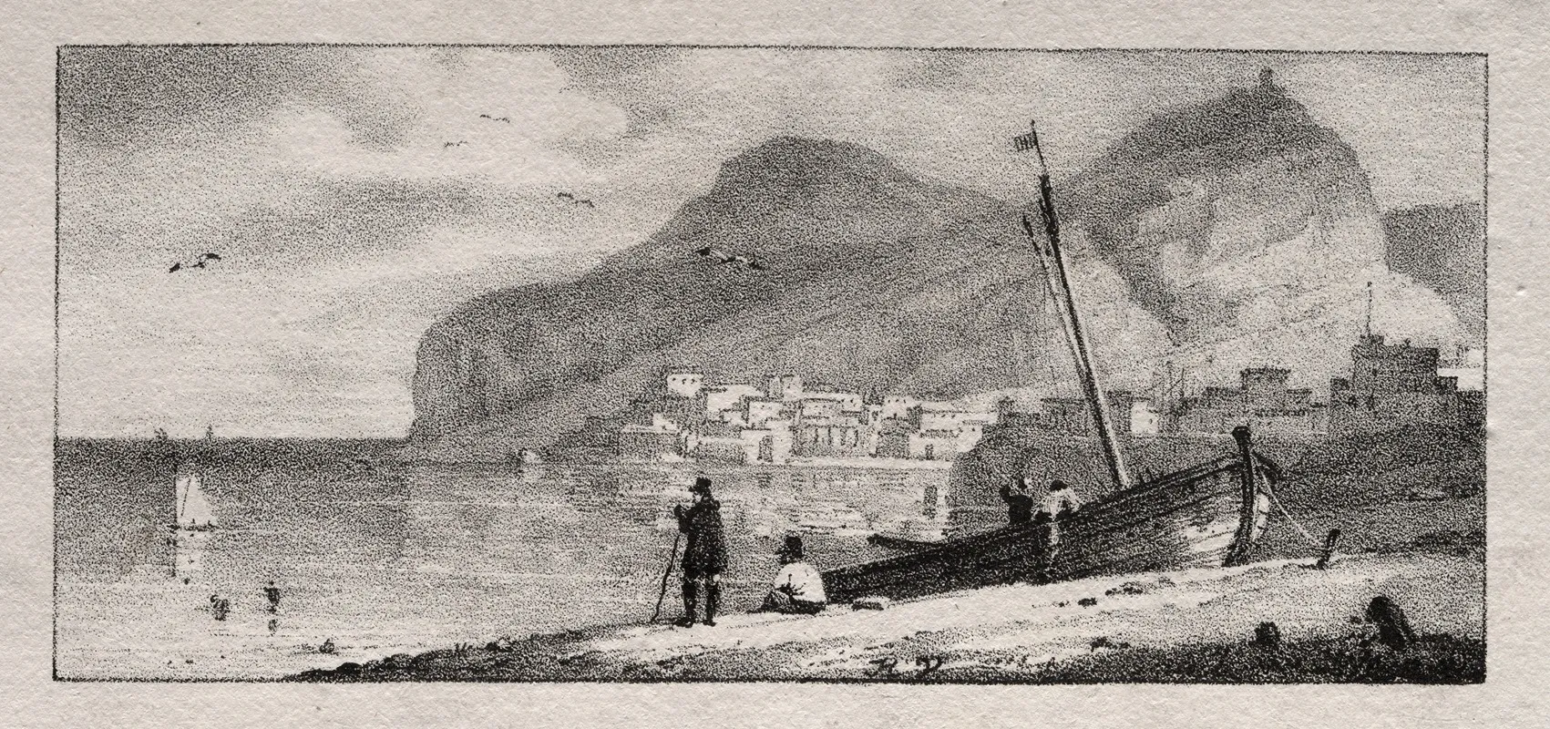 View Of A Seaport