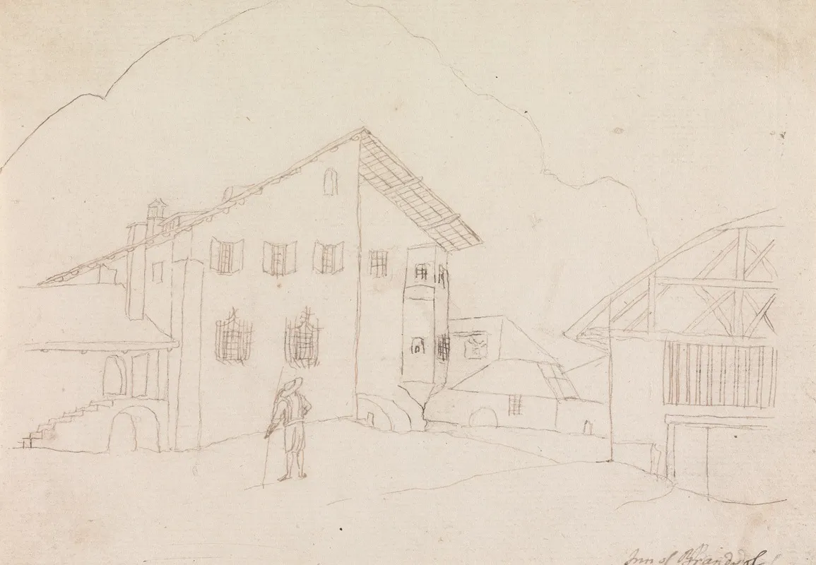 View Of An Inn by Henry Swinburne - Canvas Print