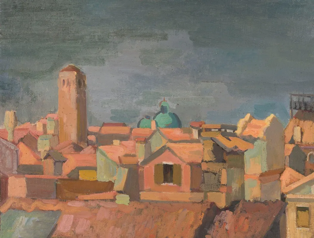 View Of An Italian City
