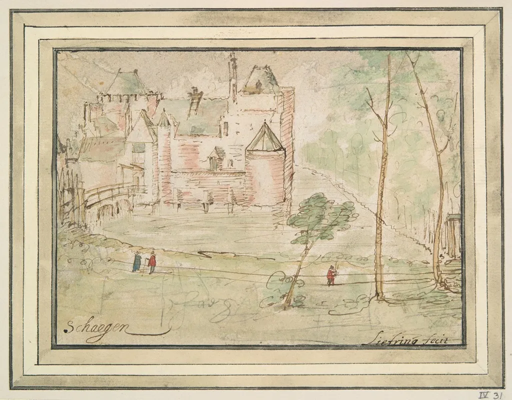 View Of Castle Schagen Holland