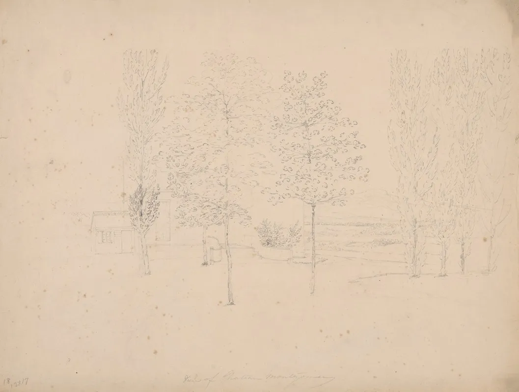 View Of Chateau Montgomery by John Rubens Smith - Canvas Print