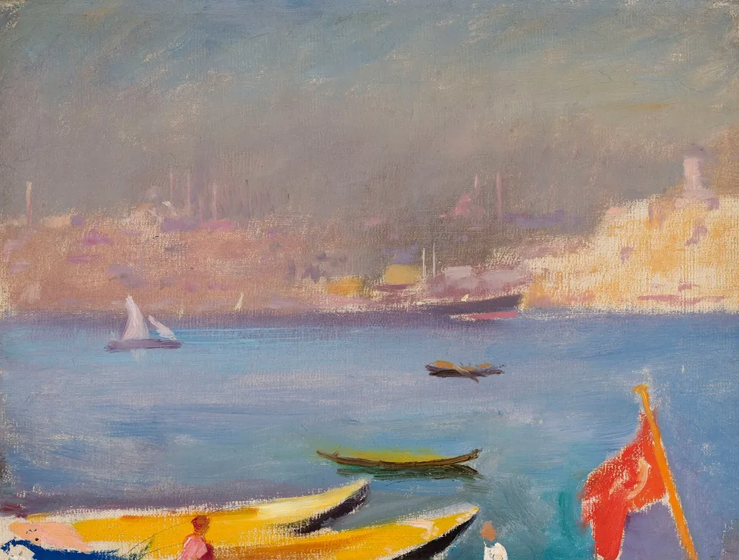 View Of Constantinople From The Journey To Constantinople