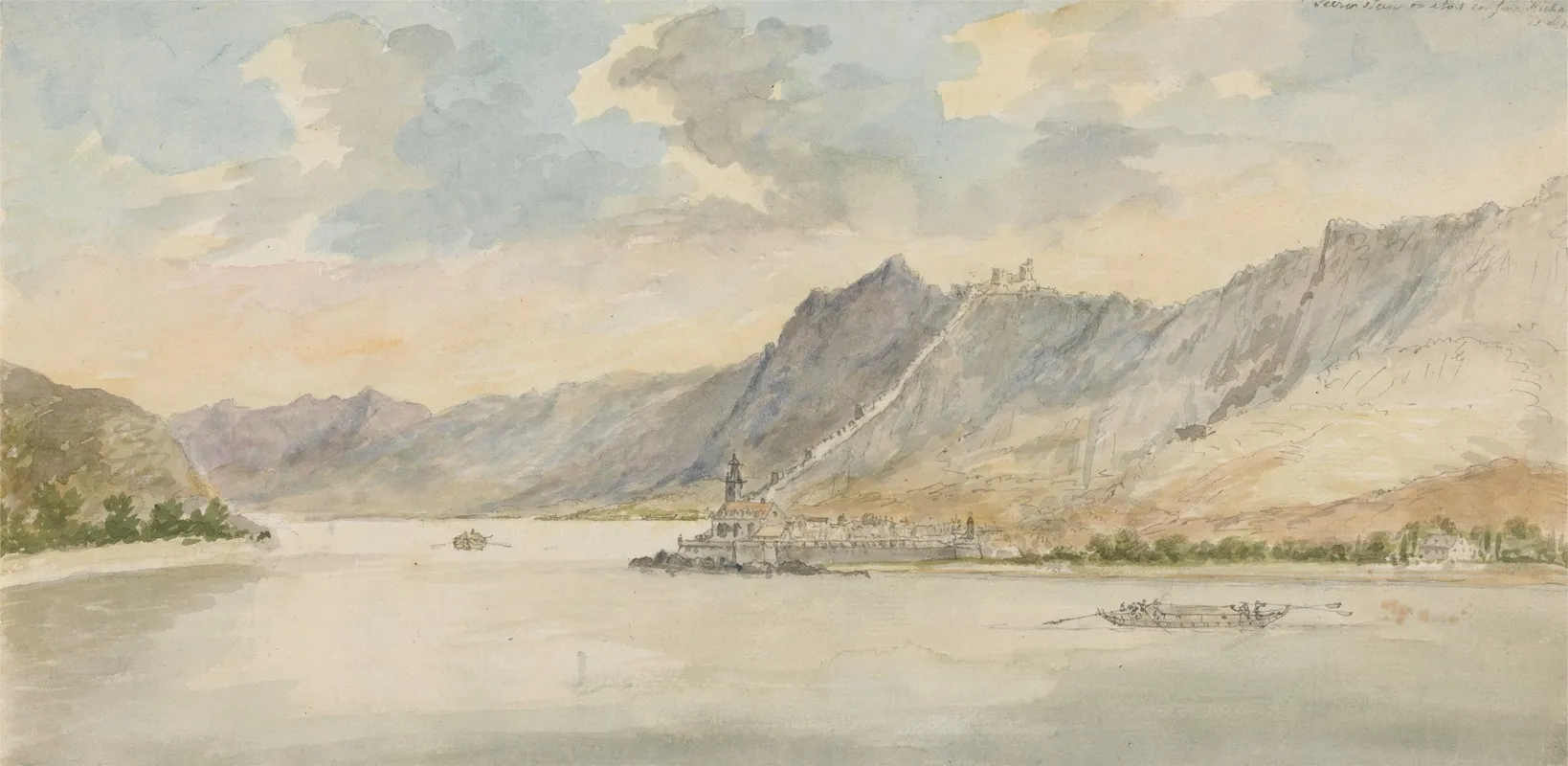 View Of Durrenstein by Charles Gore - Canvas Print