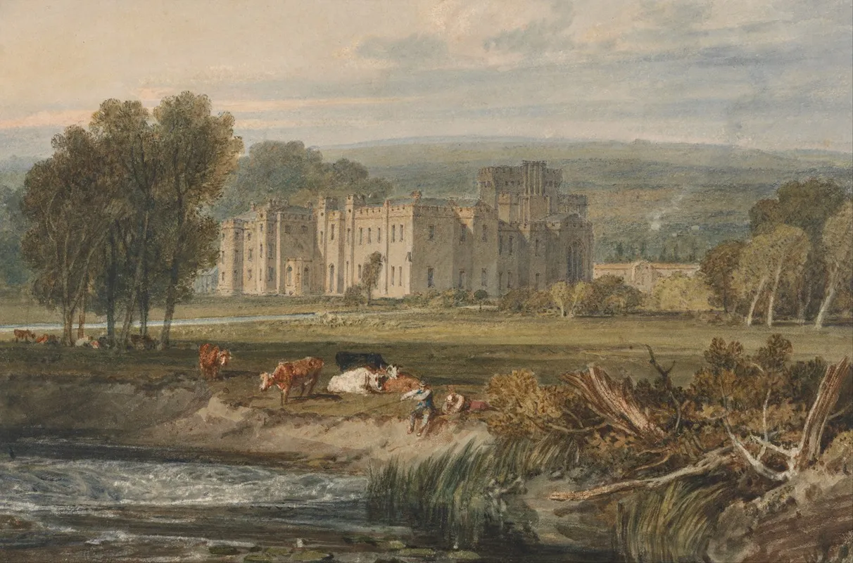 View Of Hampton Court Herefordshire From The Southeast