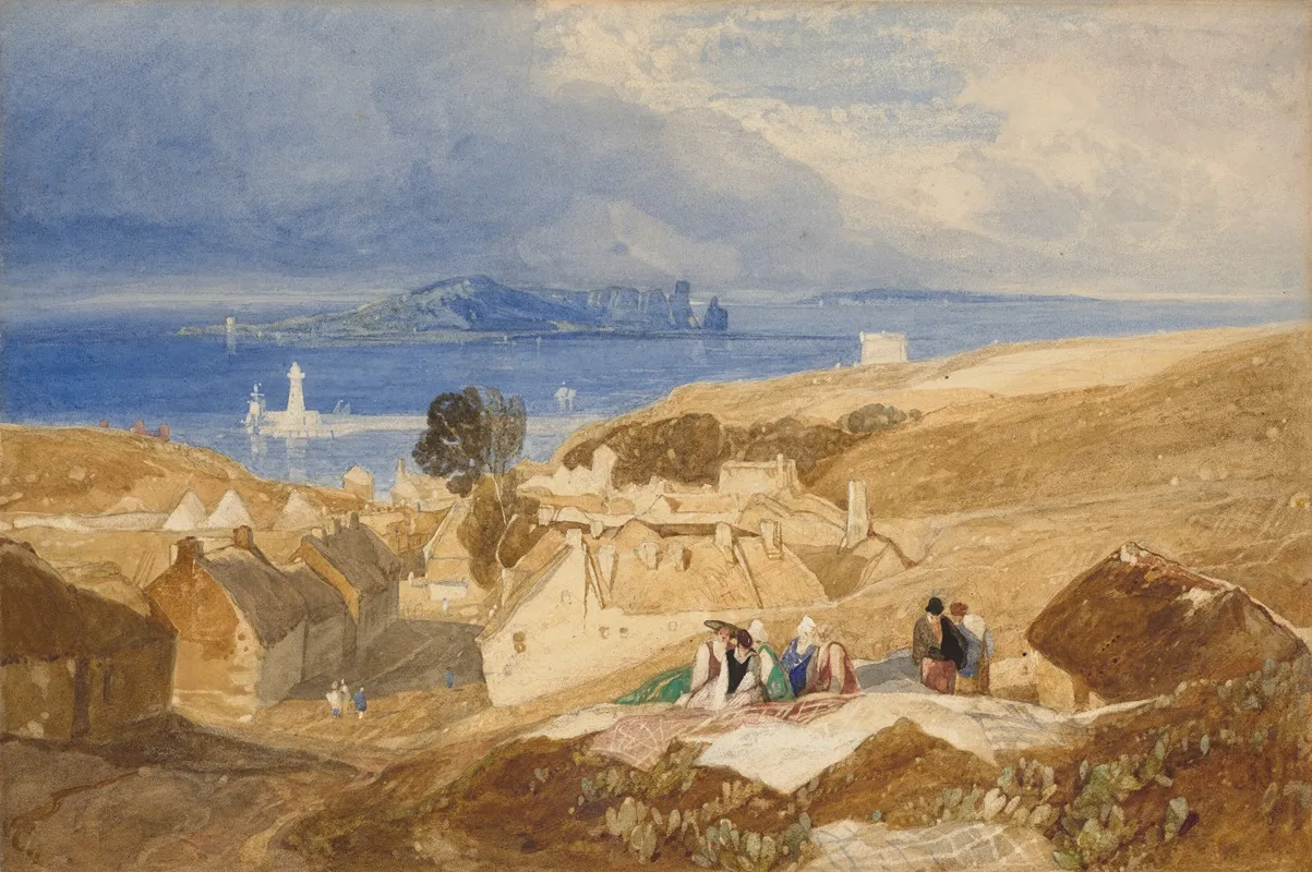 View Of Howth And Irelands Eye